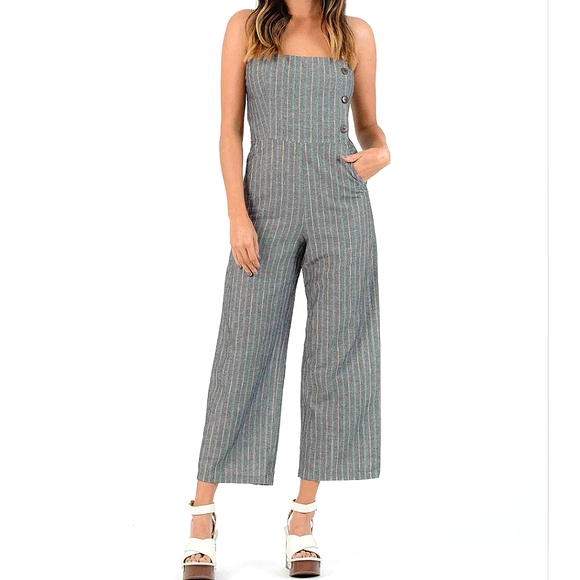 NWT LUCCA | Striped Jumpsuit - Picture 1 of 5